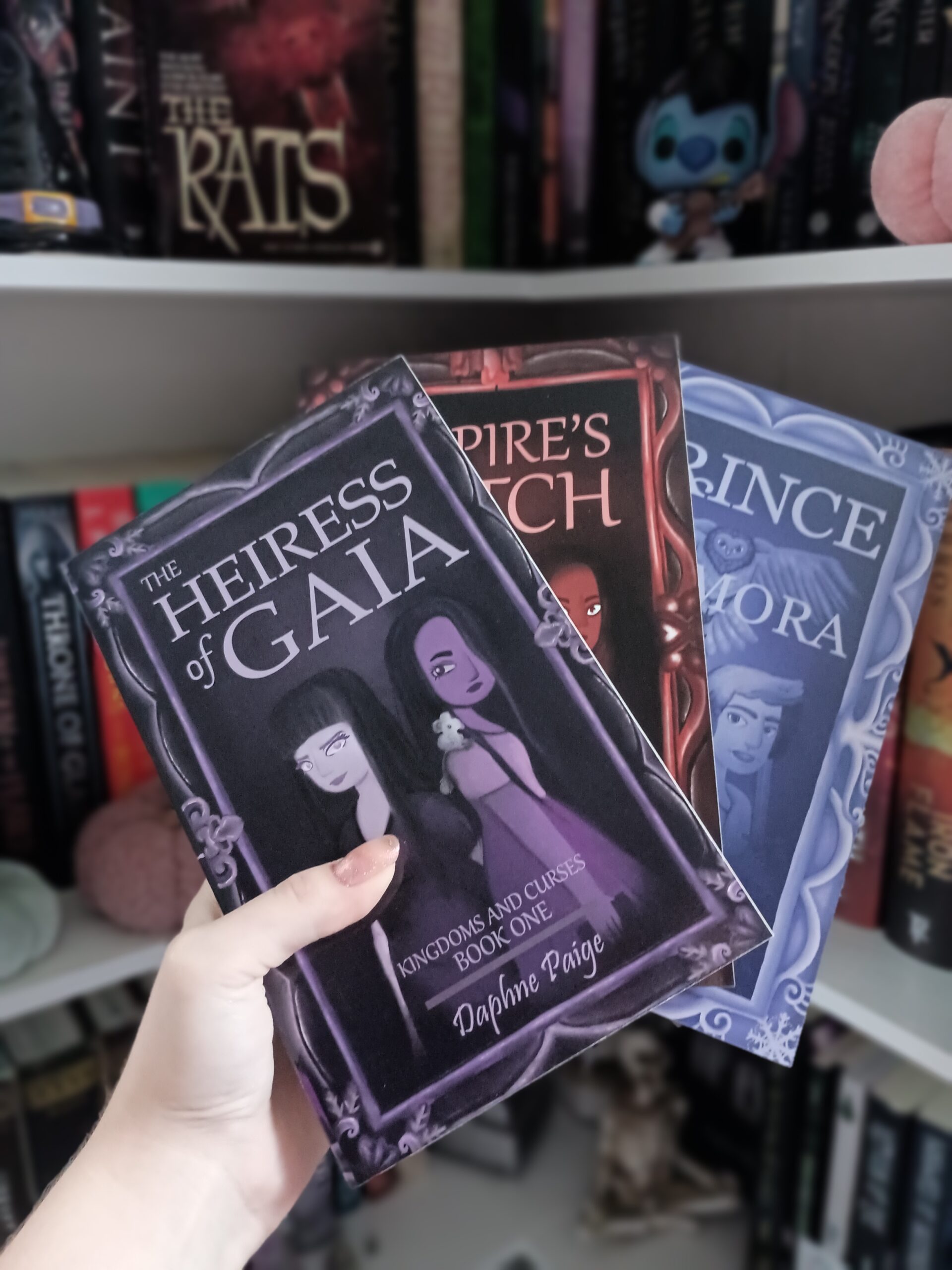 1000022620 Copies of The Heiress of Gaia, The Empire's Witch, and The Prince of Klymora.